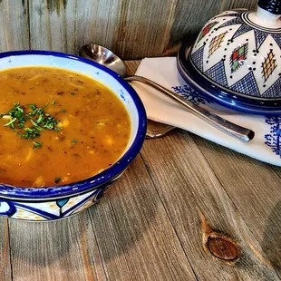a bowl of soup