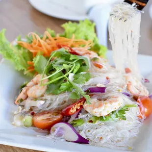 Spicy Glass Noodle Salad