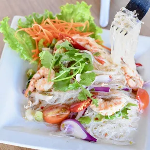 Spicy Glass Noodle Salad