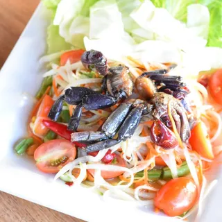 Salted Crab Papaya Salad
