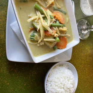 Green Curry Lunch
