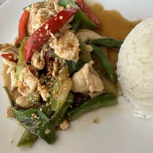 Thai basil chicken