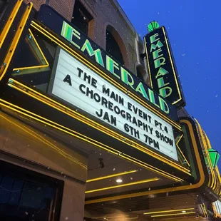 the marquee of the marquee