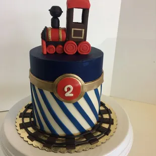 a birthday cake for a 2 year old boy