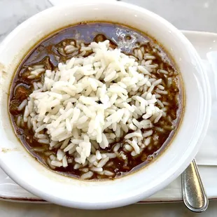 Gumbo that was mostly rice...