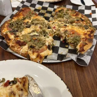 Muffuletta Pizza