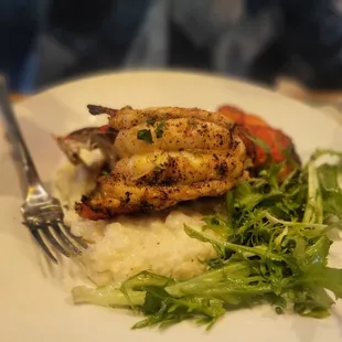 Grilled lobster tail