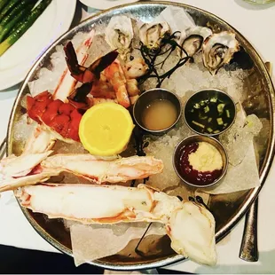 Seafood plater