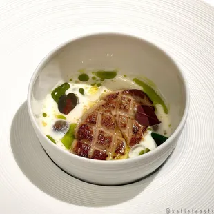 Oyster stew with foie gras - classics tasting menu 9/8/2023