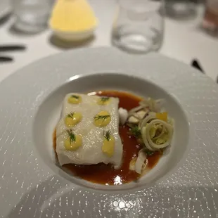Butter Poached Halibut