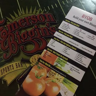 Build your own Bloody Mary!