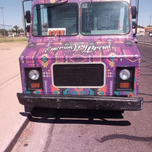 the front end of a truck