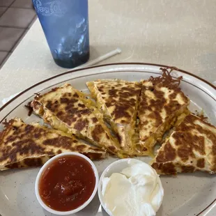 Chicken &amp; Cheese Quesadilla