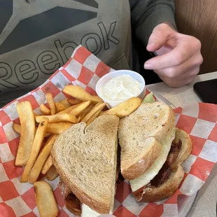 BLT Sandwich with fries...