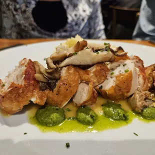Chicken with mushrooms