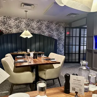Back upstairs dining area.