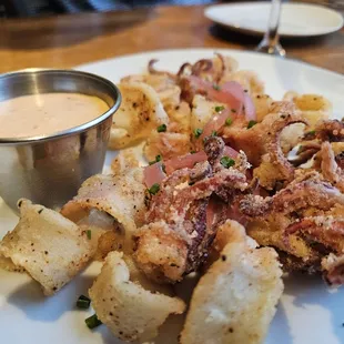 Crispy calamari