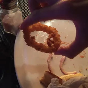 Crispy delicious onion ring!