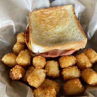 Smoked Bologna Sandwich