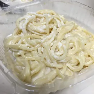 My "Spaghetti" Alfredo.... Ha