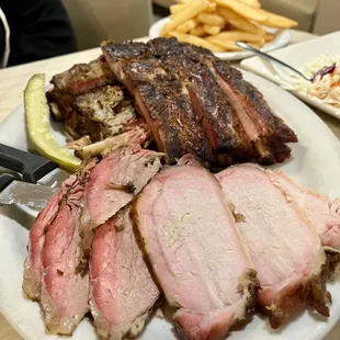 Meat combo to share - pork a bit dry but decent