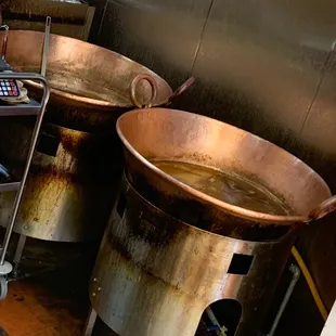 a man cooking in a kitchen