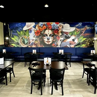 Mural and a Portion of the Dining Area