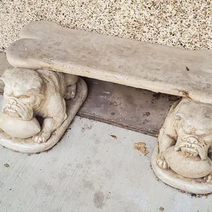 The dog bench