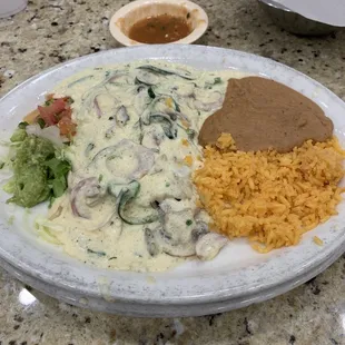 Poblano Enchiladas