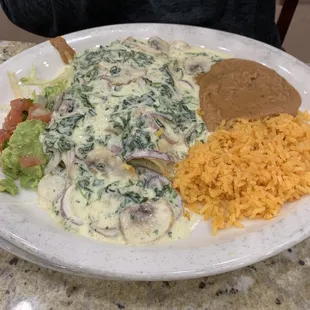 Spinach Enchiladas