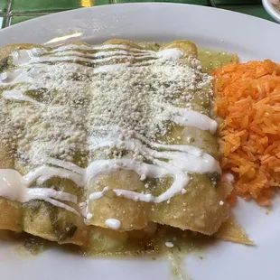 Chicken Enchiladas Suizas