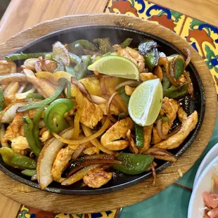 Filling for chicken fajita