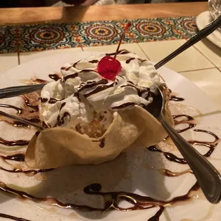 Fried ice Cream