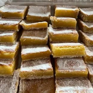 Amazing lemon bars...just enough tart, just enough sweet!