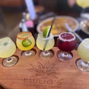 Margarita Flight! $5 off on Thursdays