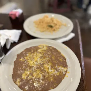 Side of rice &amp; beans