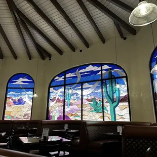 Beautiful stained glass windows