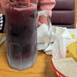 Agua de Jamaica  (habiscus water)