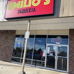 Entrance to restaurant