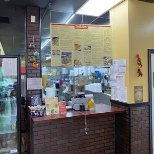 Order at the counter