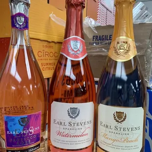 NEW Earl Stevens sparkling wines  E-40