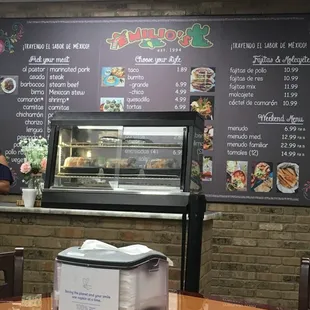 Menu. Great food. Even better price.