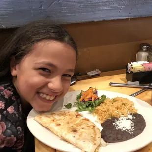 Kids Chicken Quesadilla was amazing!