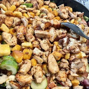 Delicious huge salad