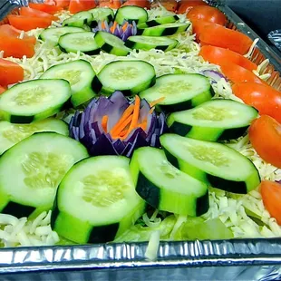 Yes, Our catering salads look awesome and they taste just the way they look:)