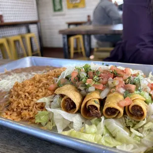 Shredded Beef Rolled Tacos