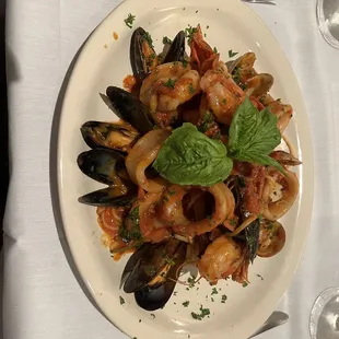 Seafood pasta