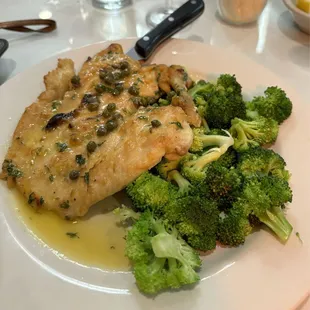 Chicken piccata is delicious!