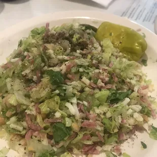 Chopped Salami Salad