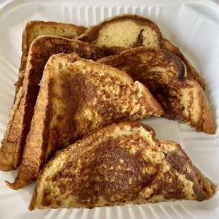 3 Thick French Toast (requested no powdered sugar)